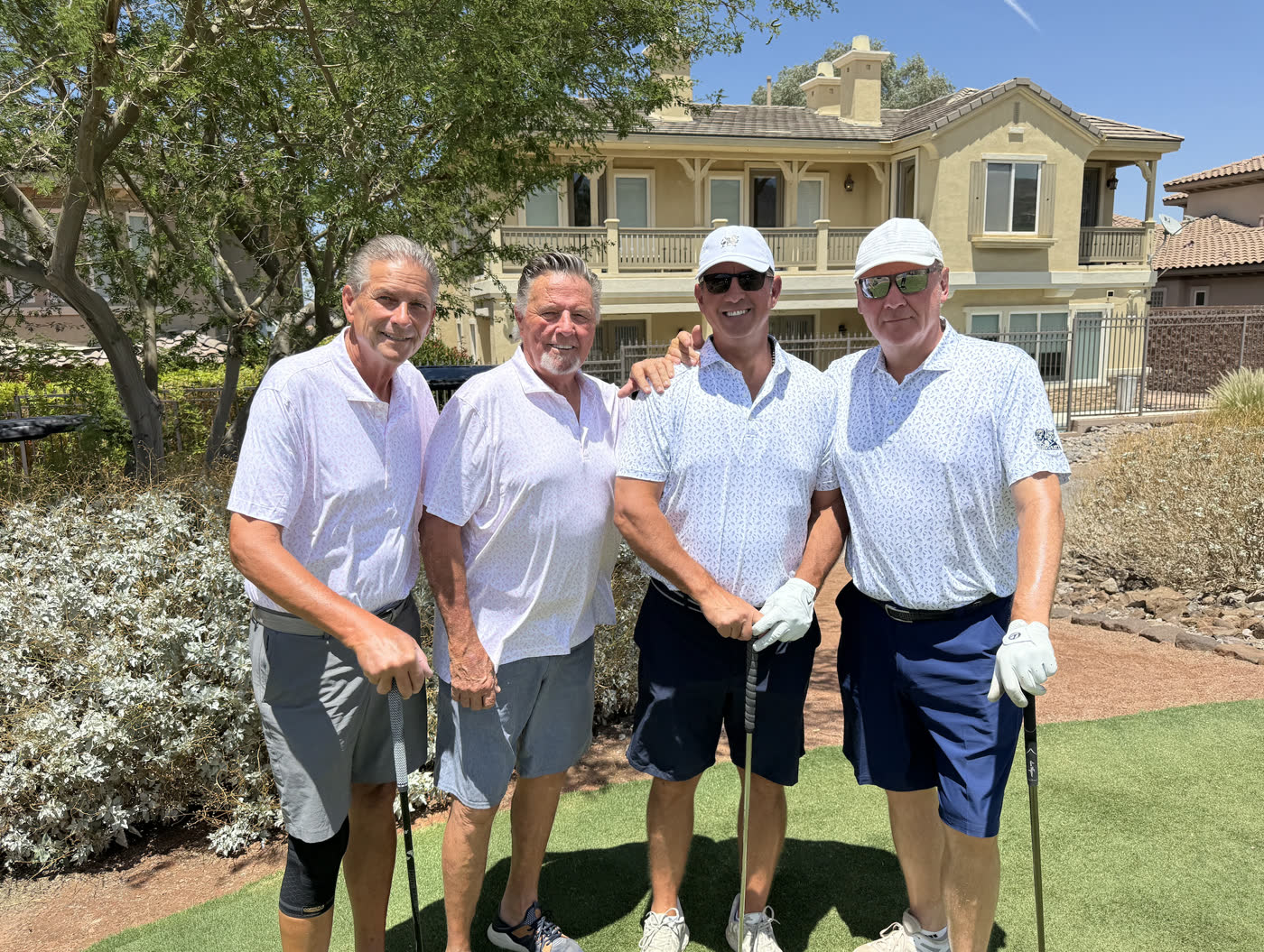 Foursome after the round