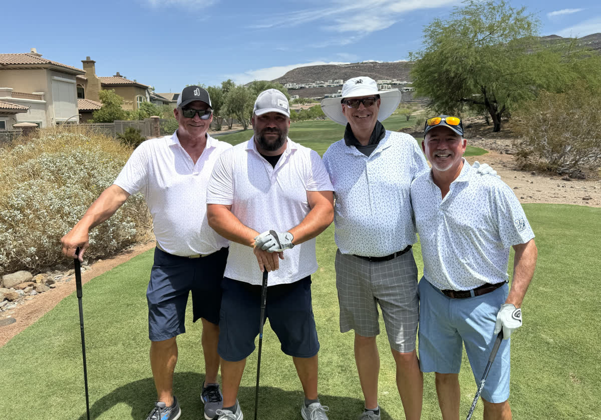 Golf group on the course